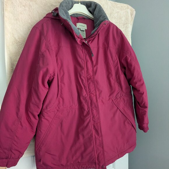 Women's Winter Warmer Coat  - Berry Pink - Size Large Petite - Picture 1 of 7
